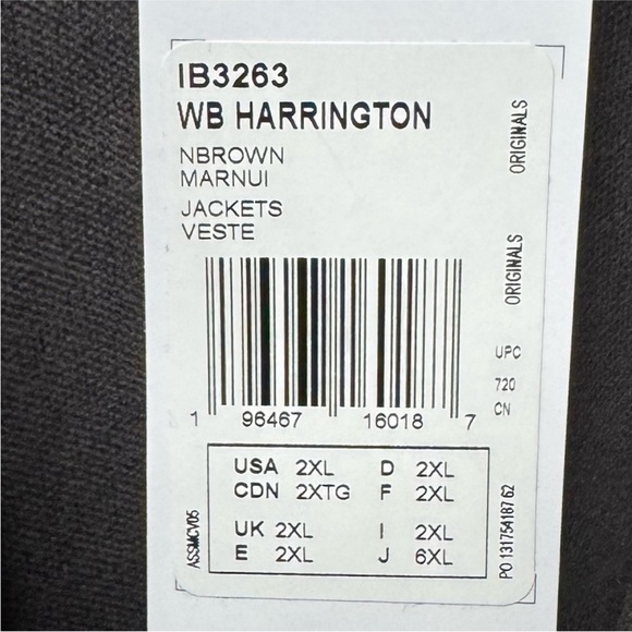 🔥 NWT Wales Bonner x Adidas Harrington Jacket | Night Brown | Designer Collab! | - Picture 14 of 14